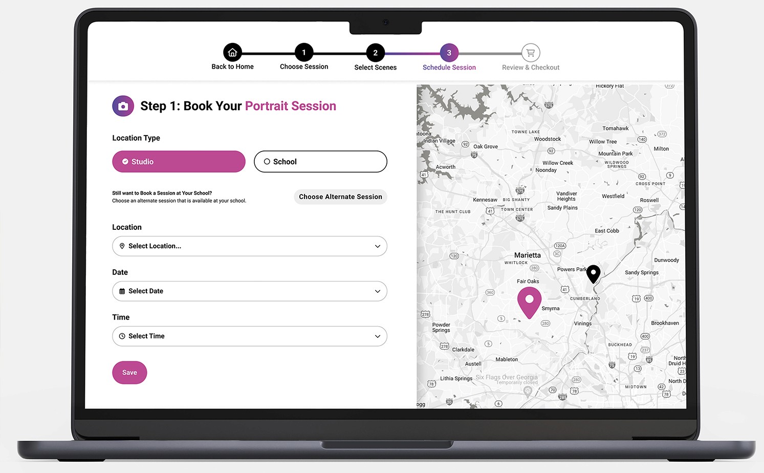 Cady Booking Website