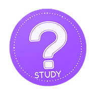 purle question mark icon