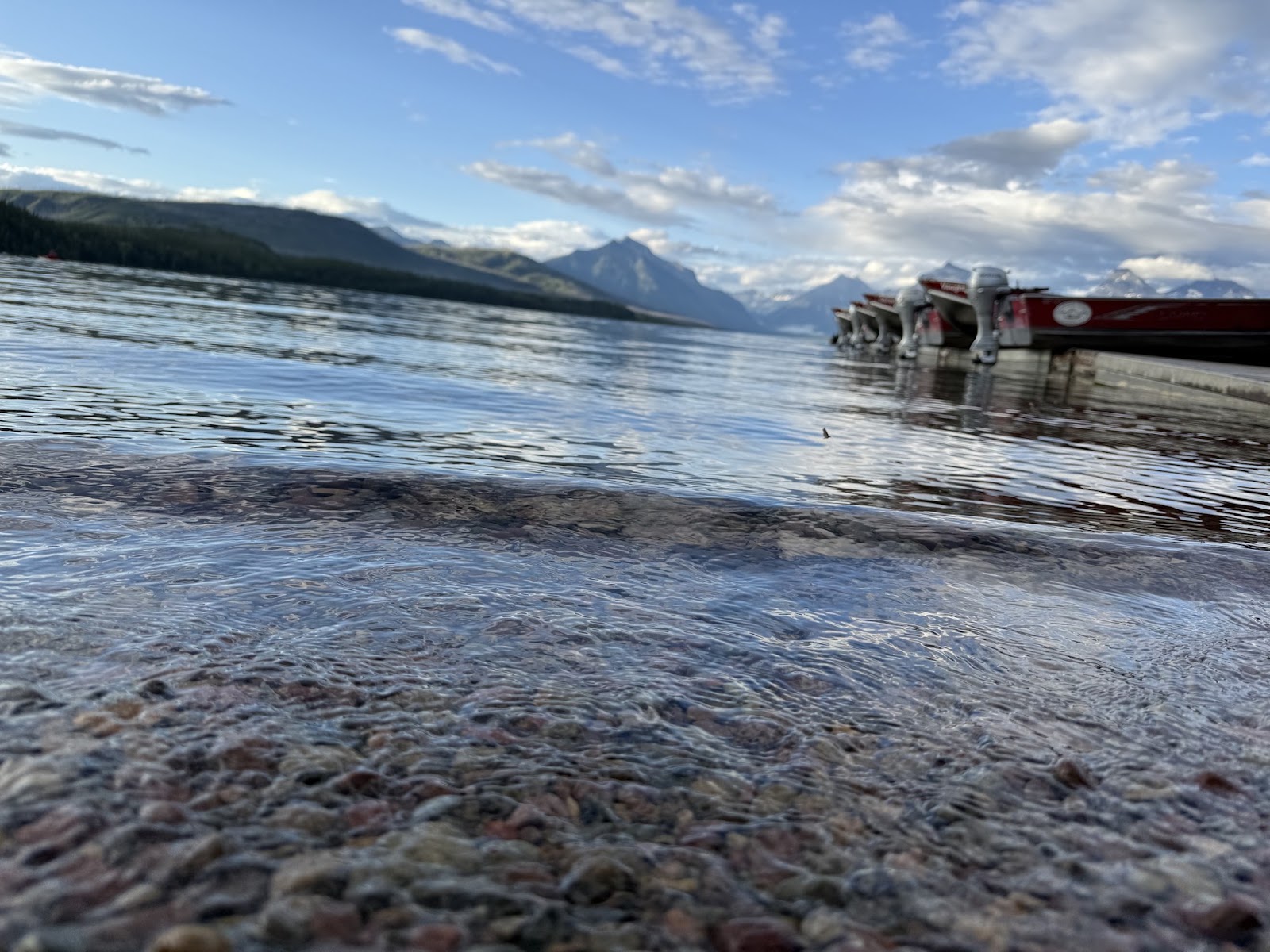 A lake near Kalispell, Montana in the Glacier area