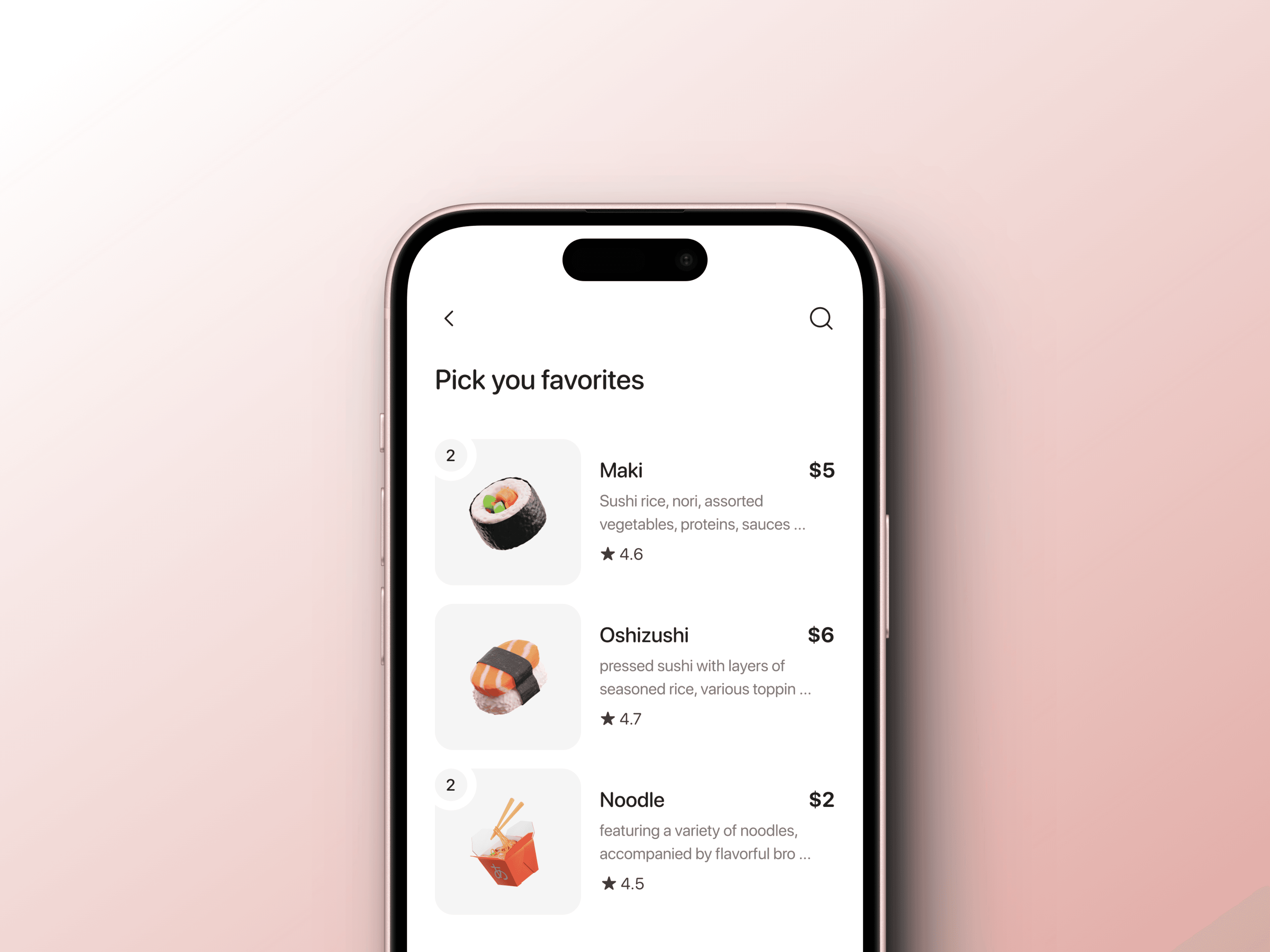 Food delivery app by Ameer omidvar