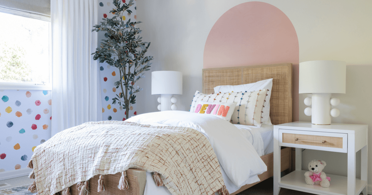 We’re so excited to share details from The Medina House: Girls Bedroom 3  –– one of our favorite interior design + professional organizing projects in Medina, WA.