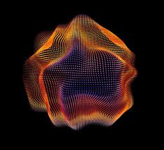 orange silver orb