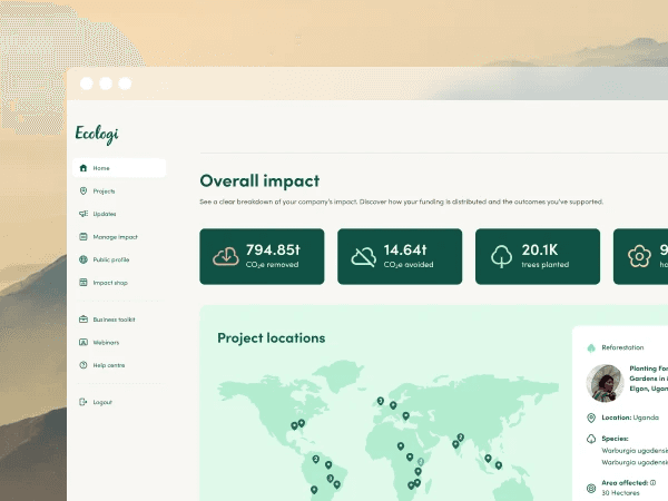 Transparent climate impact