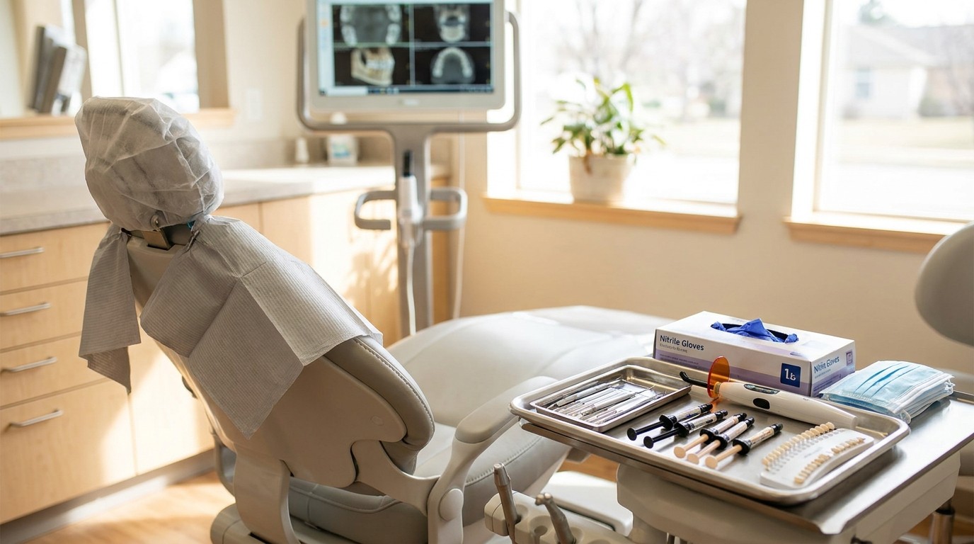 Modern operatory set up for safe SMART mercury amalgam removal with composite materials