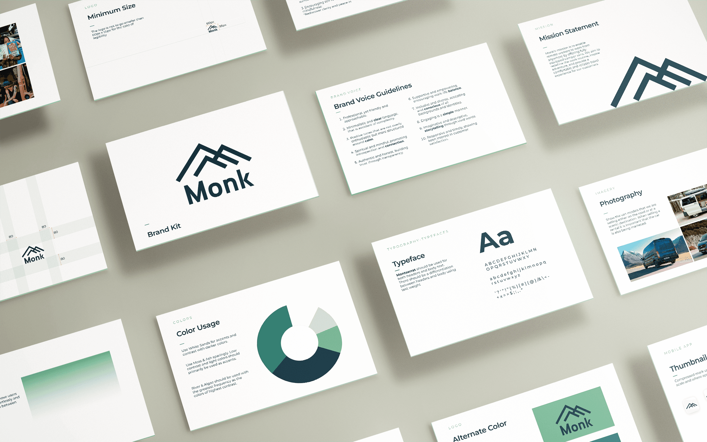 Monk, a remote work rental van company is a budding business that came to us to give the customer touch points of the business some more shape and form. We did this through Branding and a web prototype.