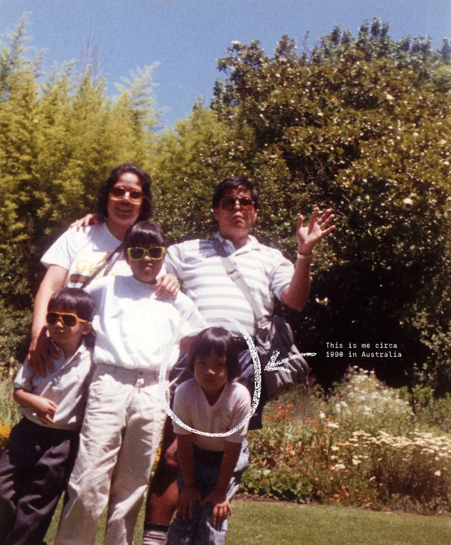 Childhood picture of D Alcausin