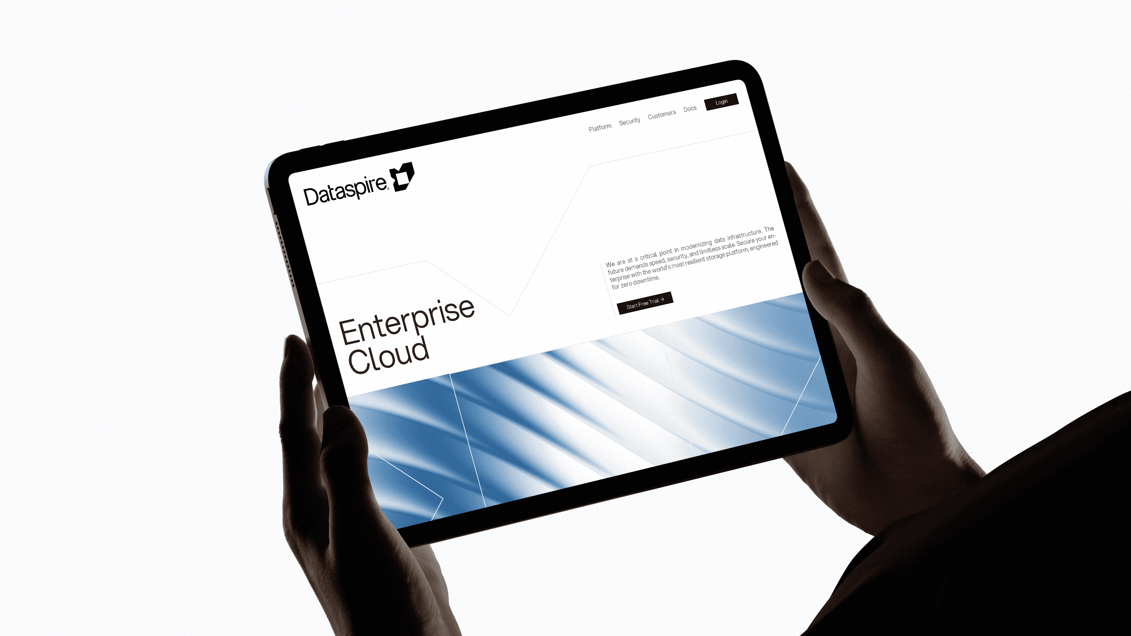 Dataspire Ipad mockup