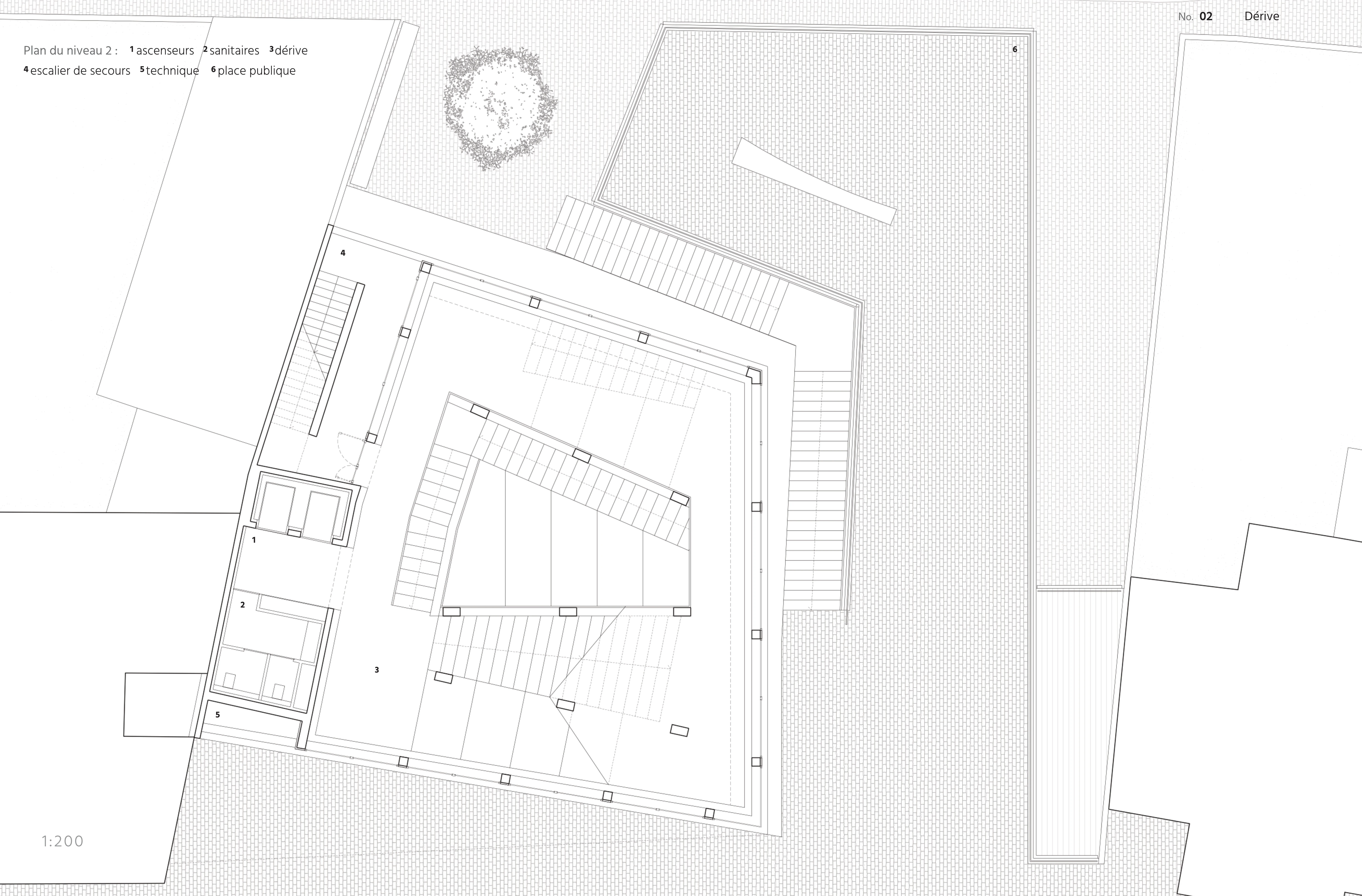 Bibliothéque projet Paris plan 