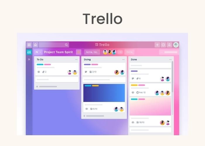 Trello - Project management software