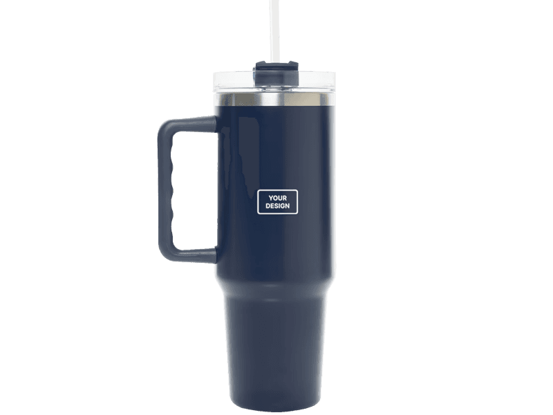 Custom large tumbler for corporate gifting and branded hydration solutions