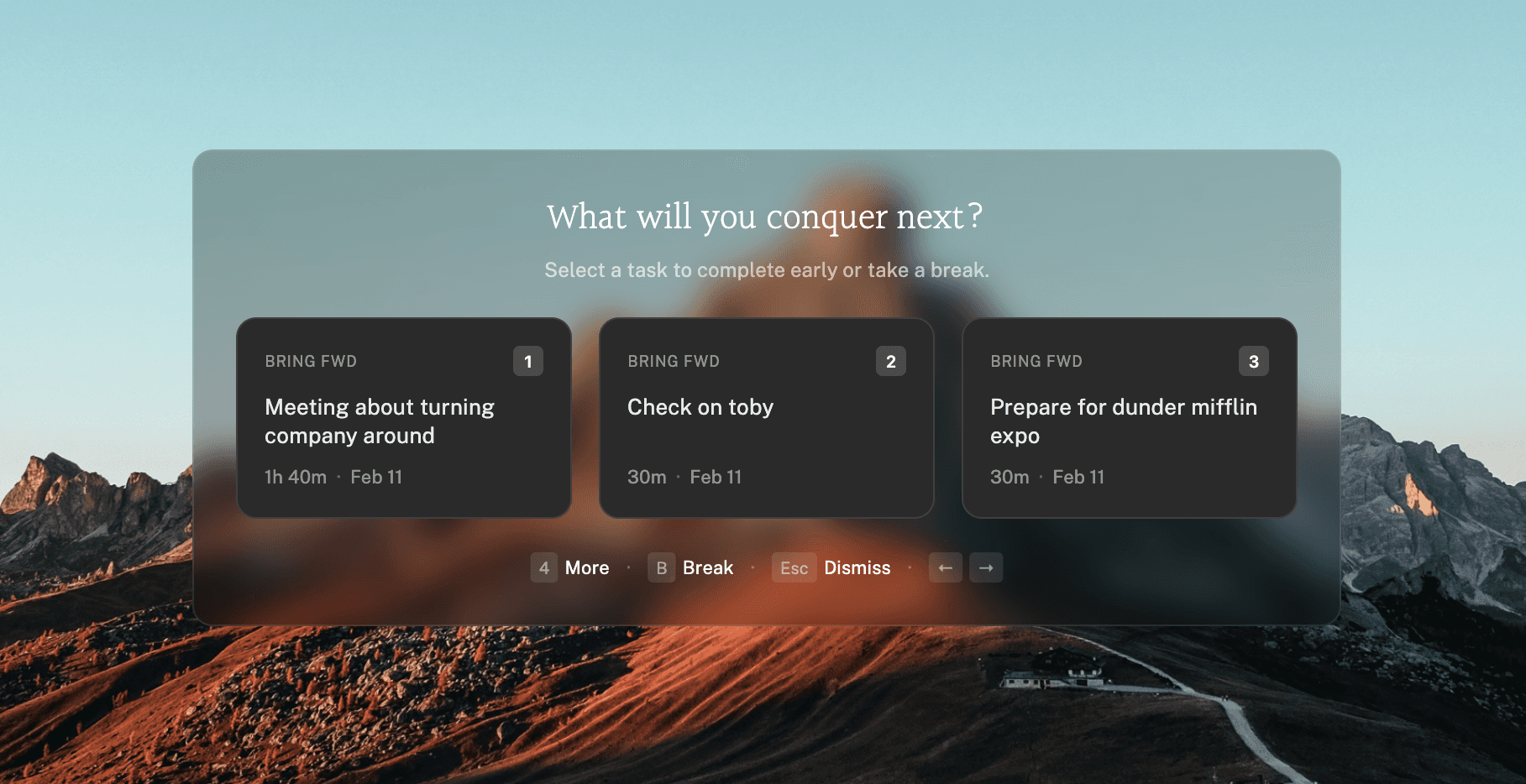 image of aftertone on the intelligent suggestions screen