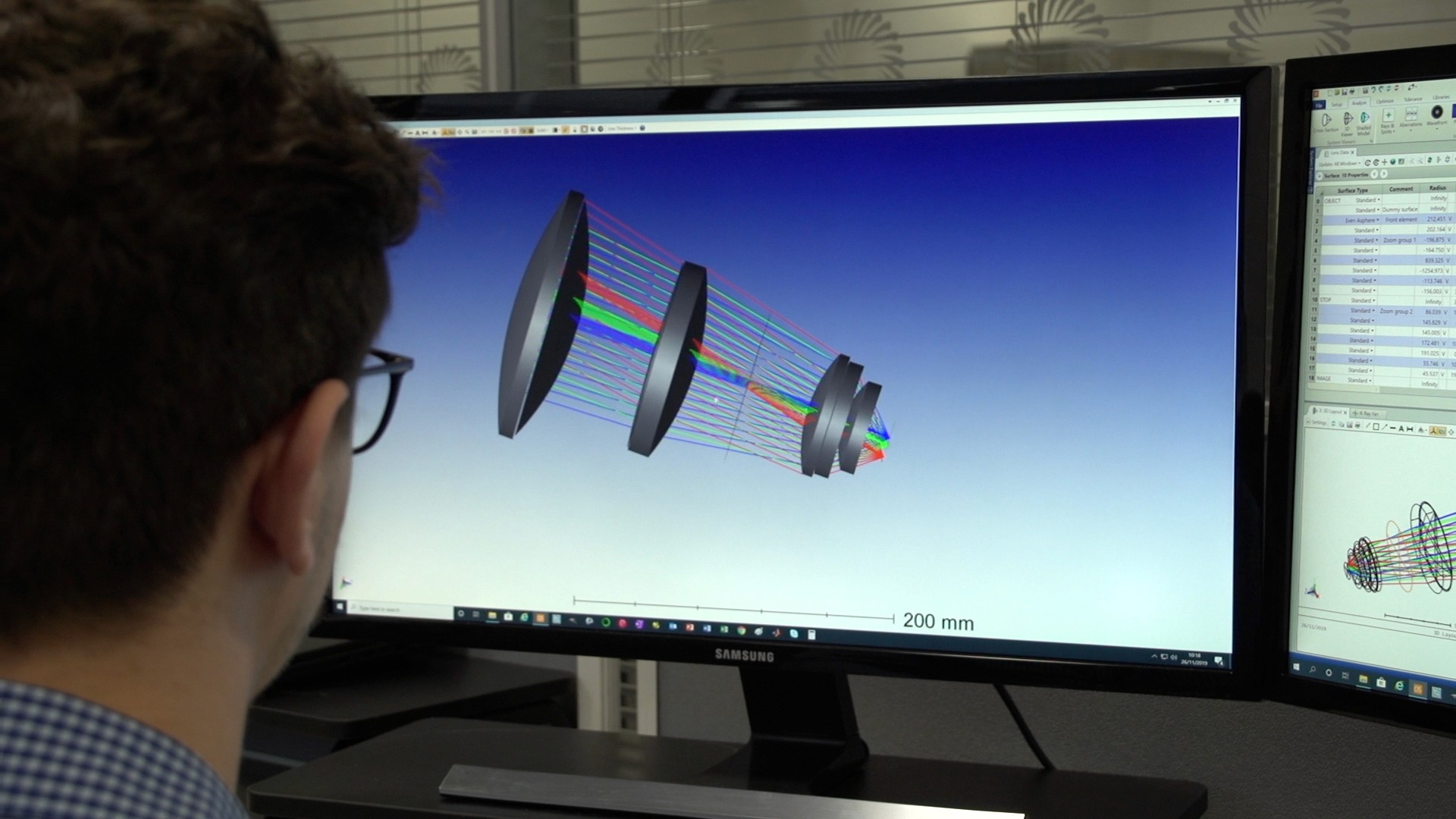 CPI expert reviewing a 3D model on a screen.