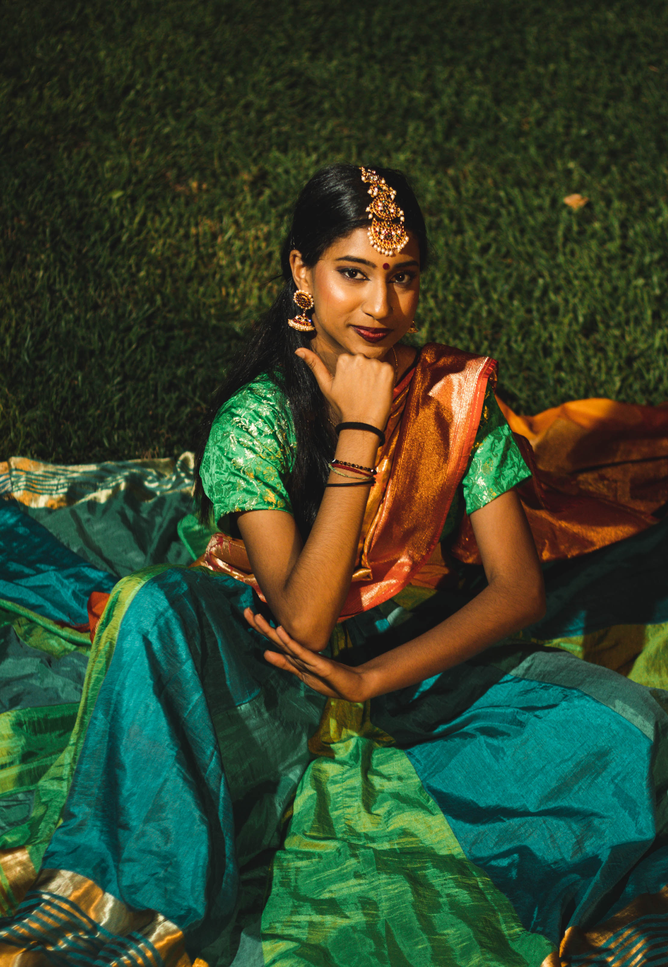 a black female model