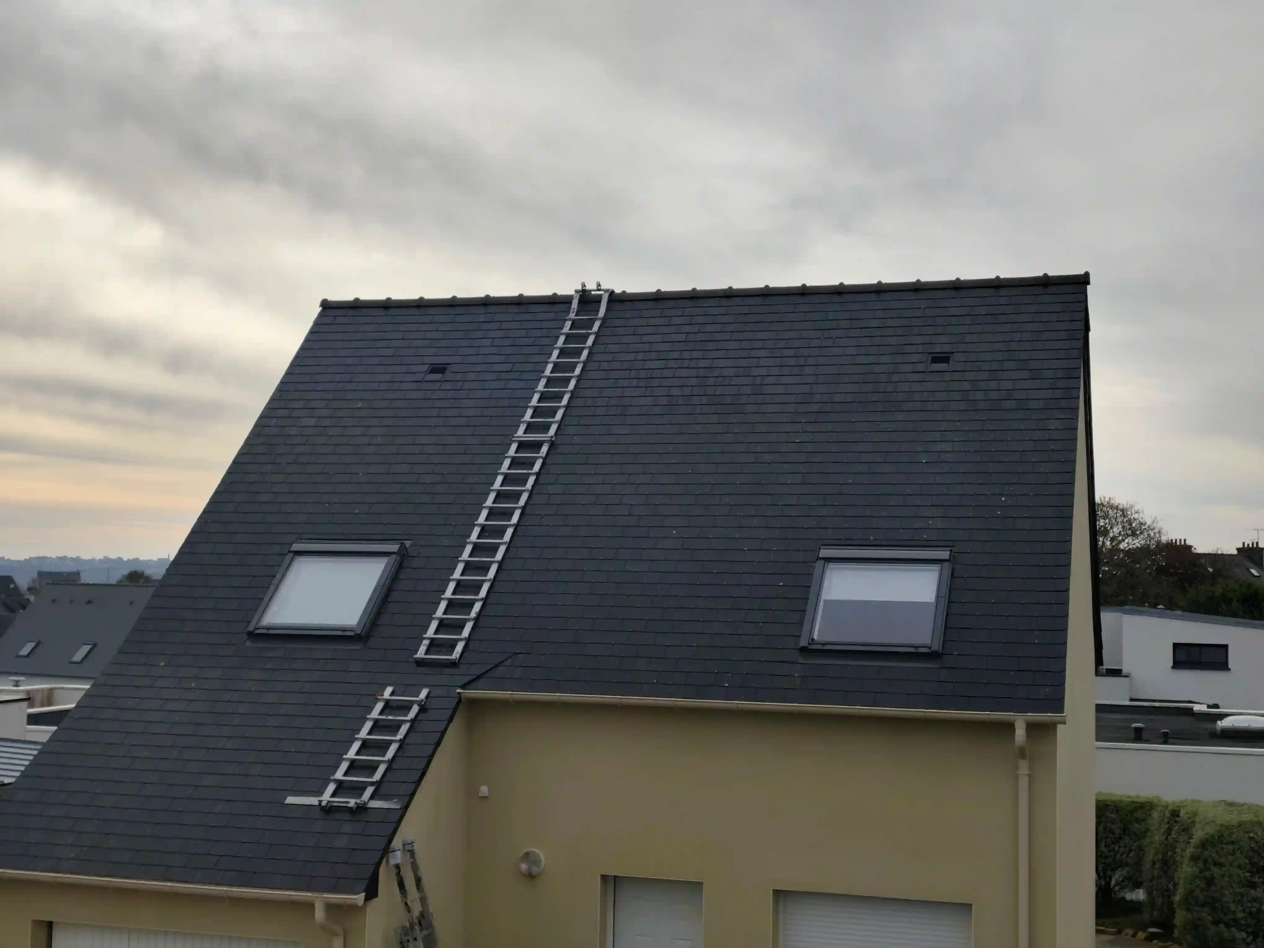 Nettoyage de toiture par Marco Le Roy