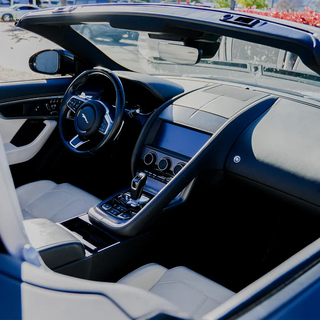 Restored vehicle interior showcasing professional interior restoration at Auto Body Unlimited.