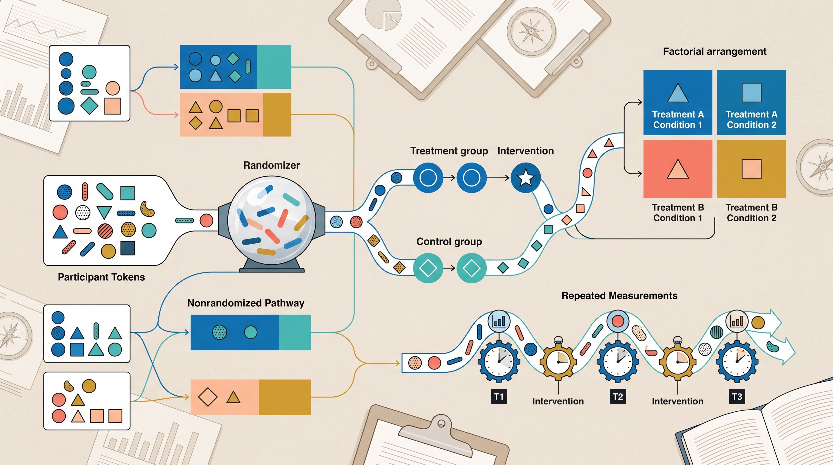 Experimental and quasi-experimental research design comparison