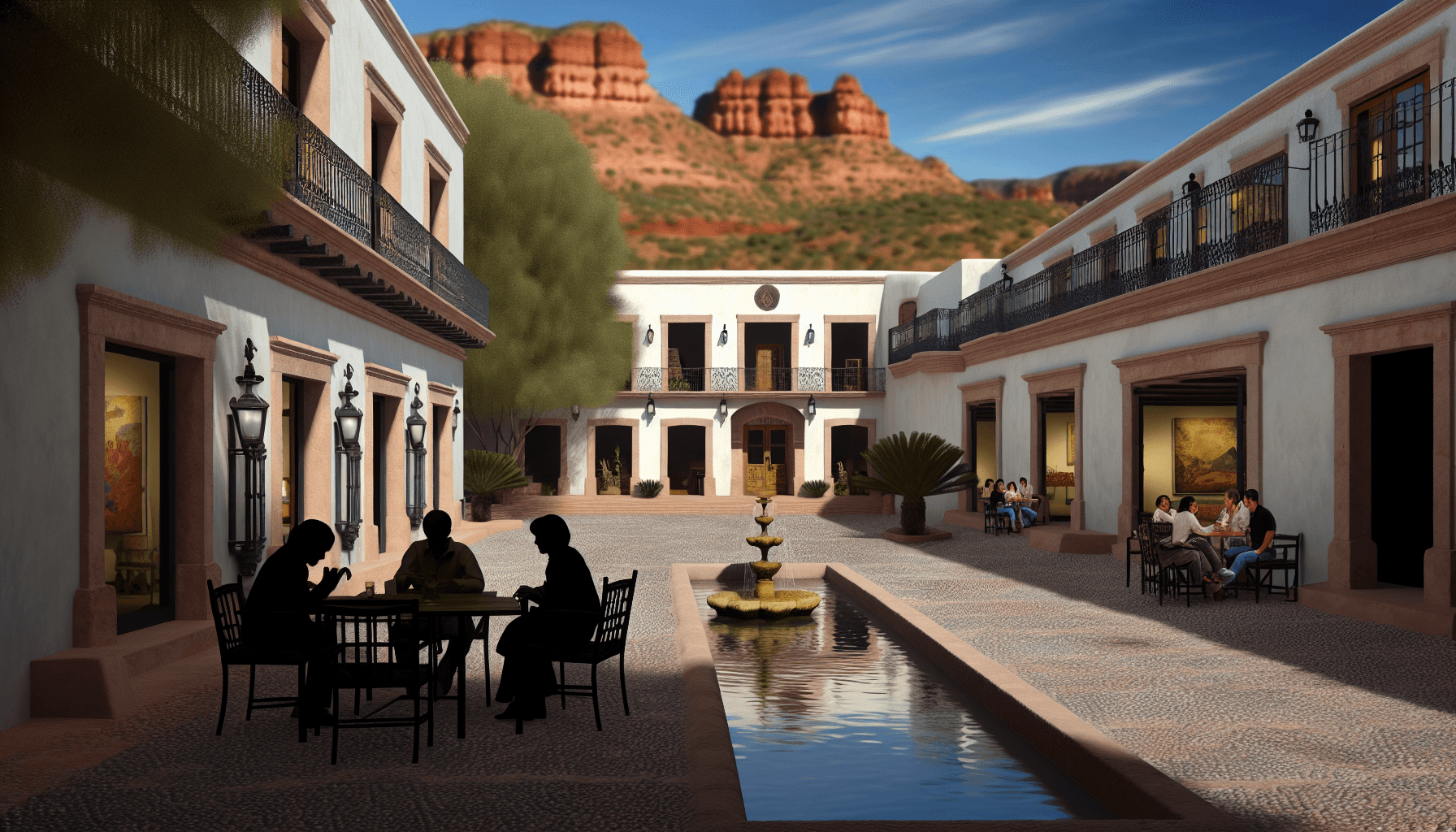 Gorgeous Sedona outdoor display and garden