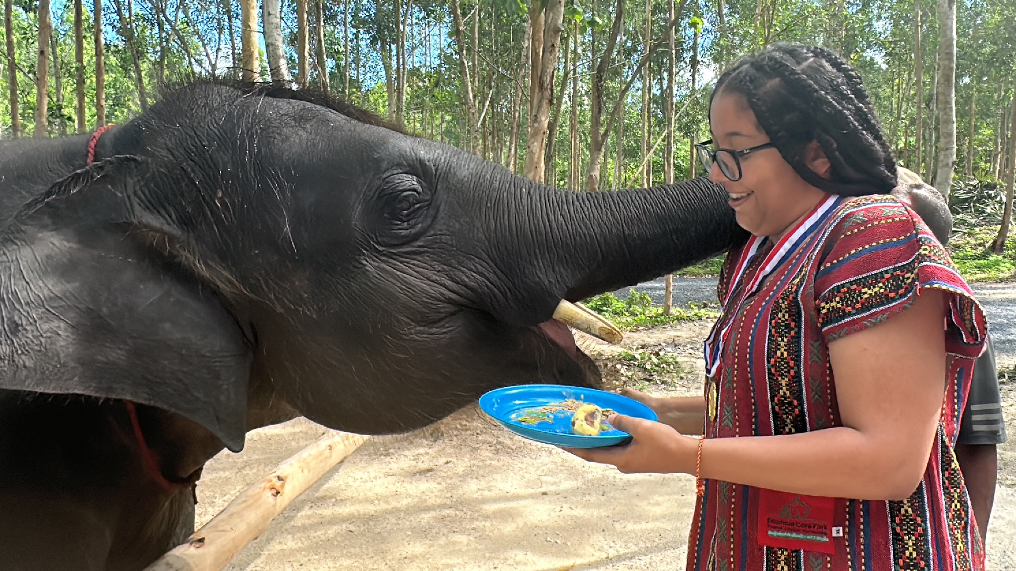 a group of people walking on a sidewalk