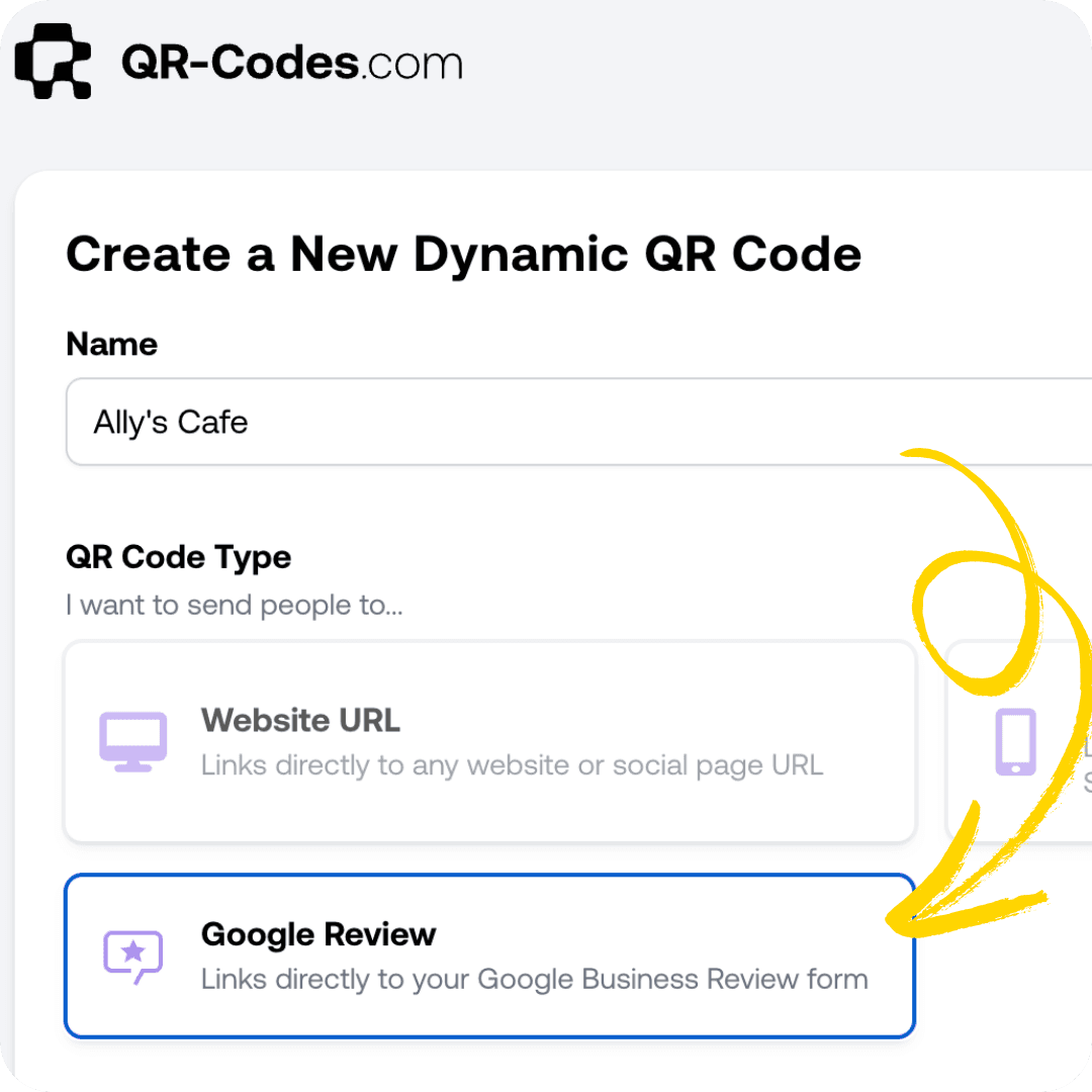 QR Code for Google reviews | QR-codes.com