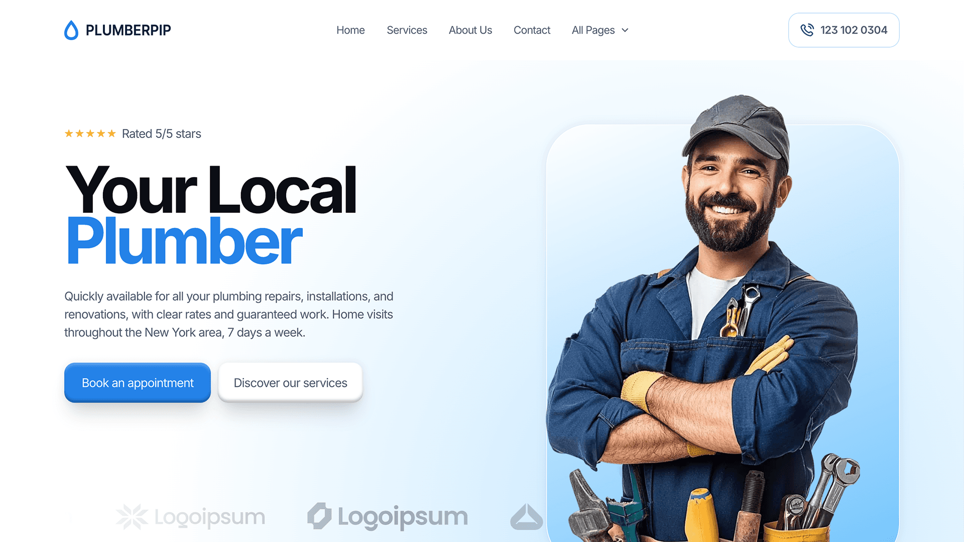 PlumberPip Framer template