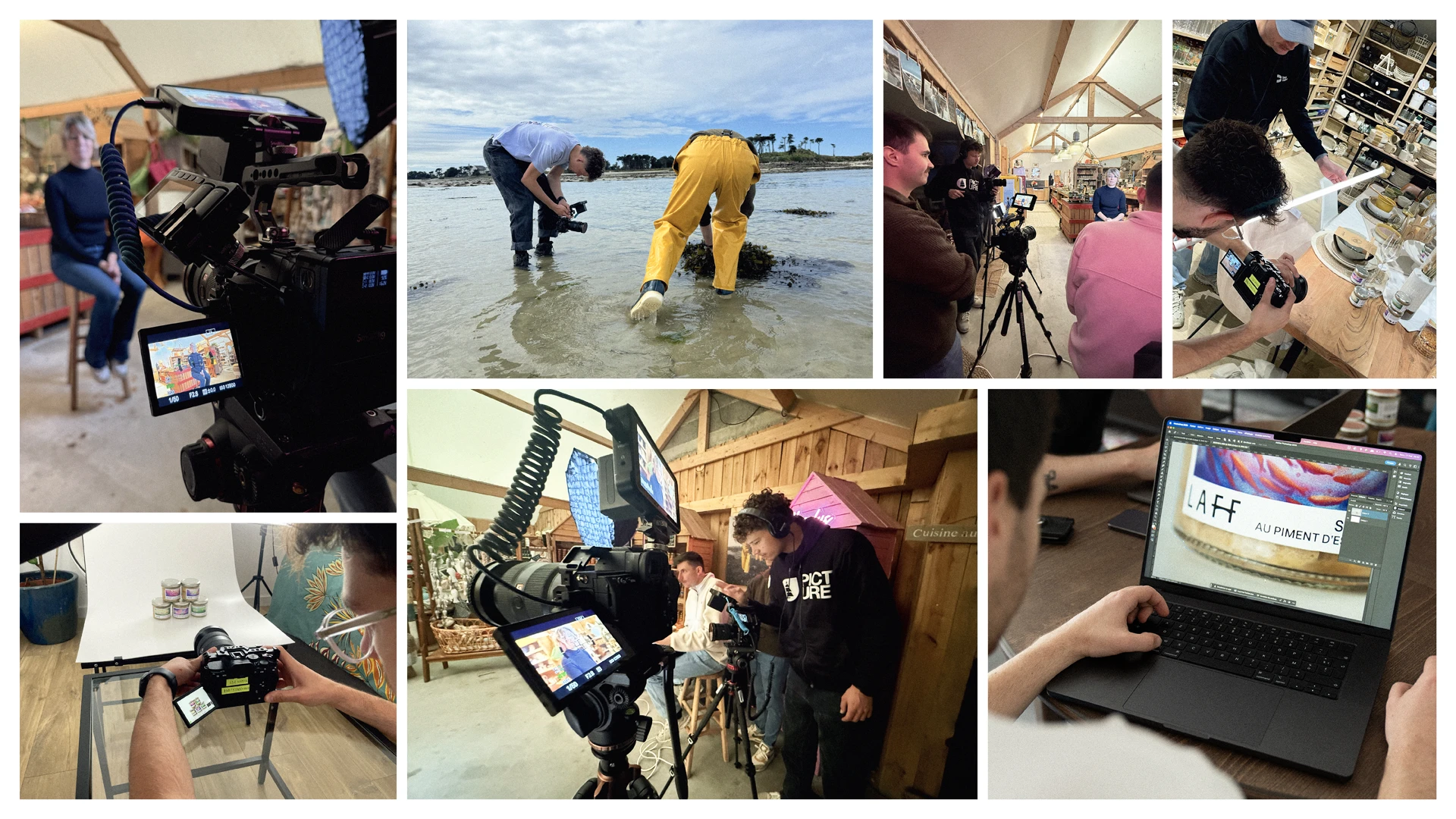 L’équipe du studio de création graphique expone - Félicien Ladurée, Théodore Rault et Baptiste Lemercier