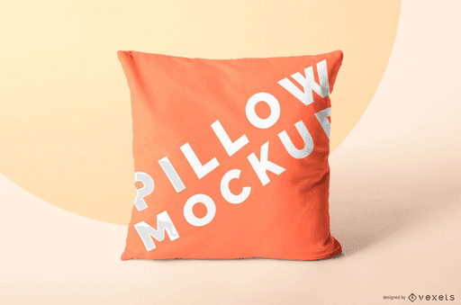 single pillow mockup