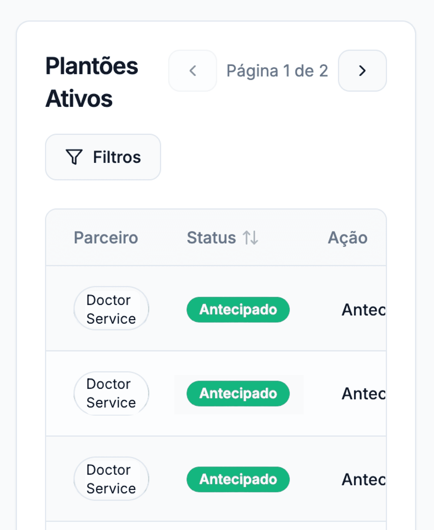 An image of Freelio's project ui