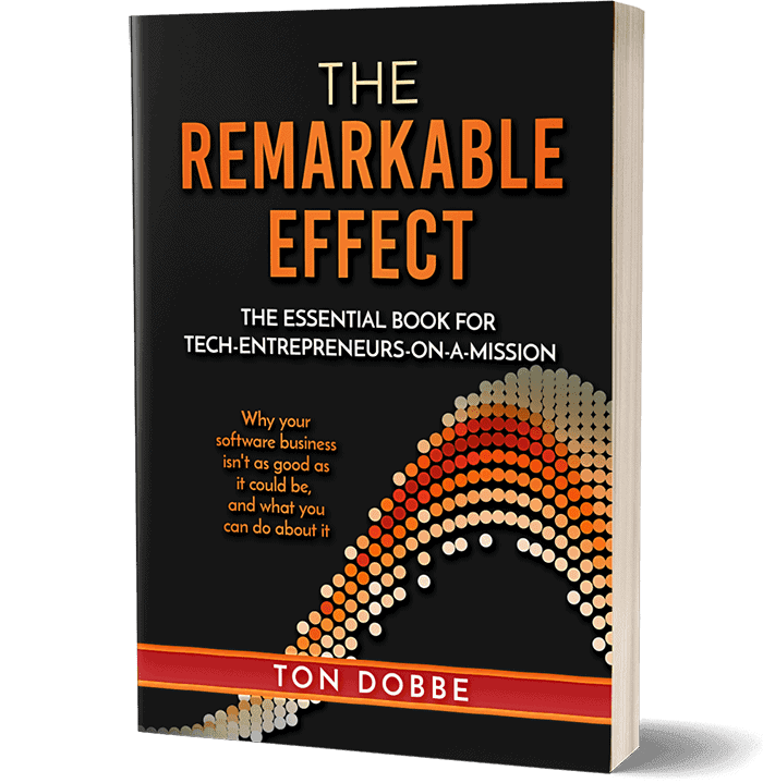 Book titled "The Remarkable Effect" by Ton Dobbe