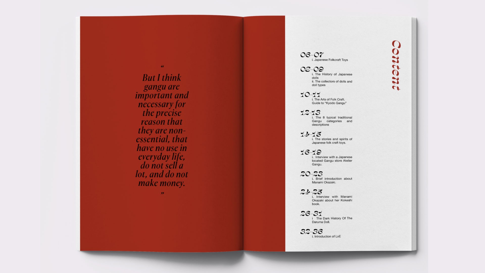 Zimeng Dong Gangu magazine layout
