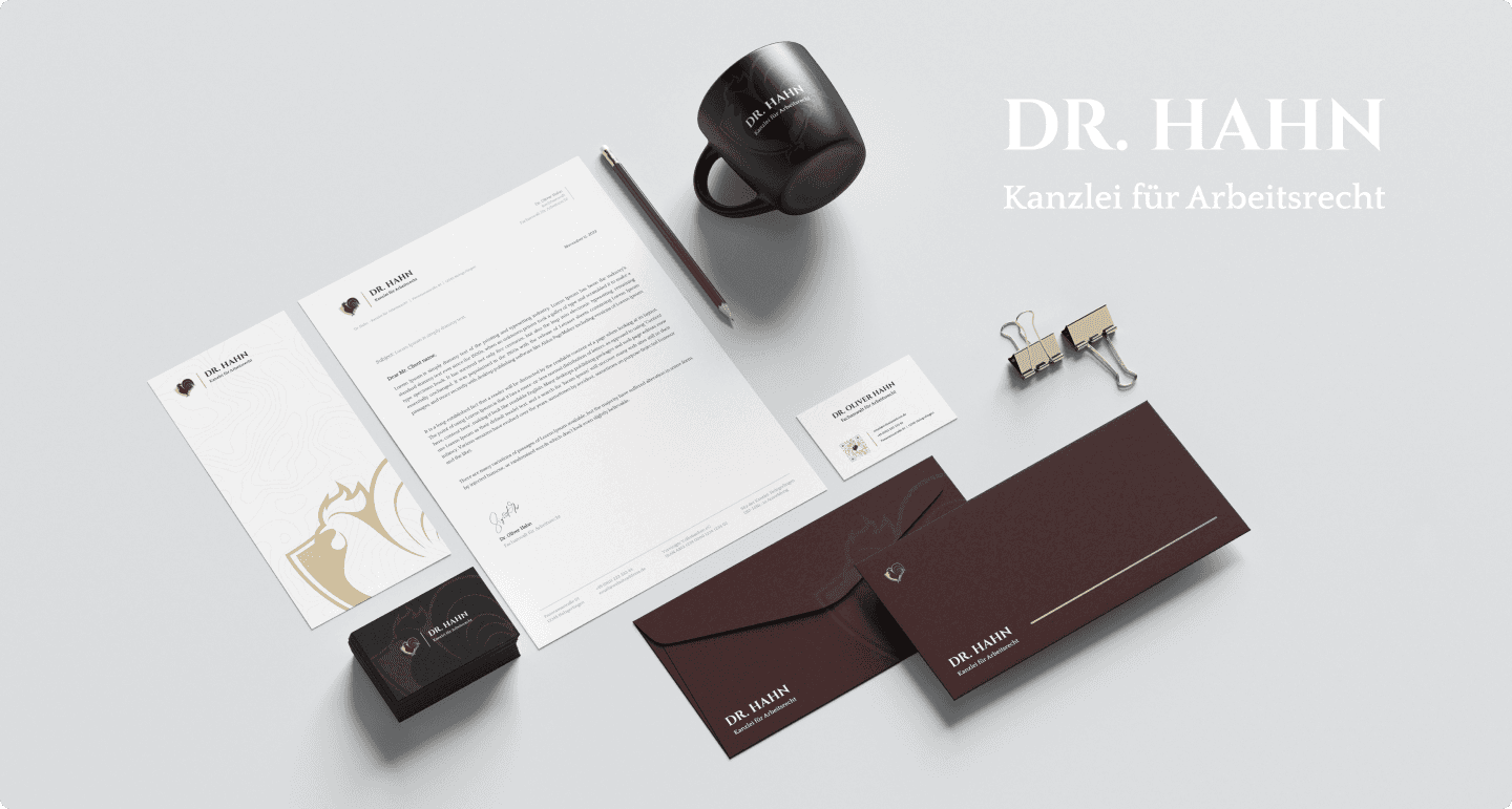 Dr.Hahn - Heritage-Led Brand Identity for a German Legal Practice, who is a 7× consecutive Best Lawyer award winner