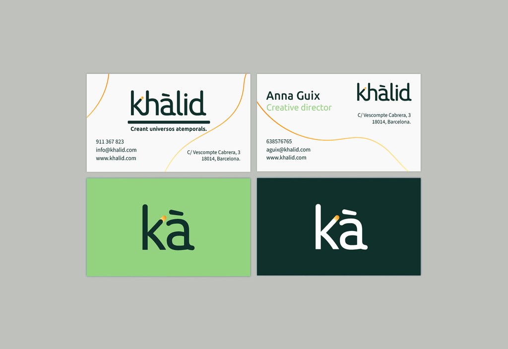 Khalid - Brand deisgn - Cards