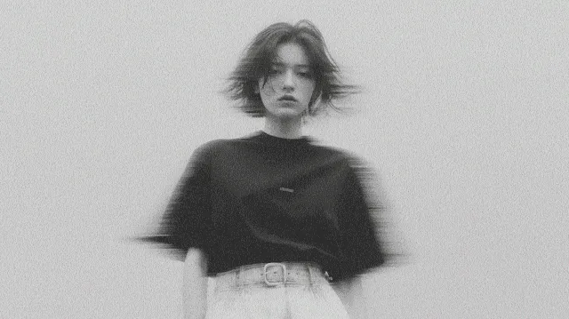 Dynamic Monochrome Portrait