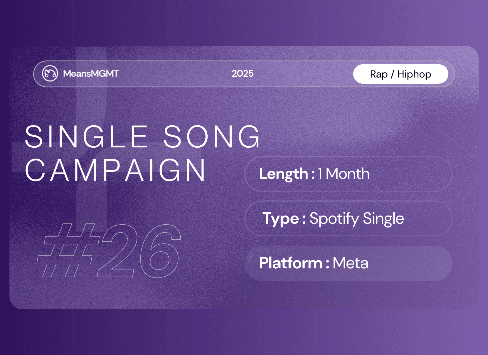 Case study cover for Alex Da Kid's 'BLUH' single release, featuring abstract black and white photography and a one-month campaign timeline.