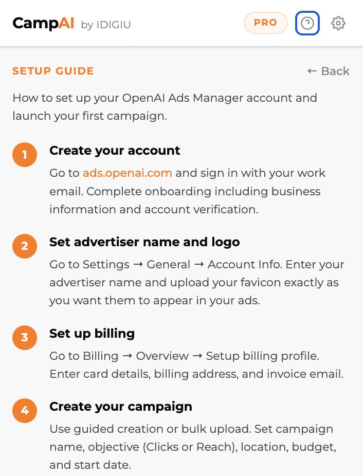 An image of Freelio's project ui
