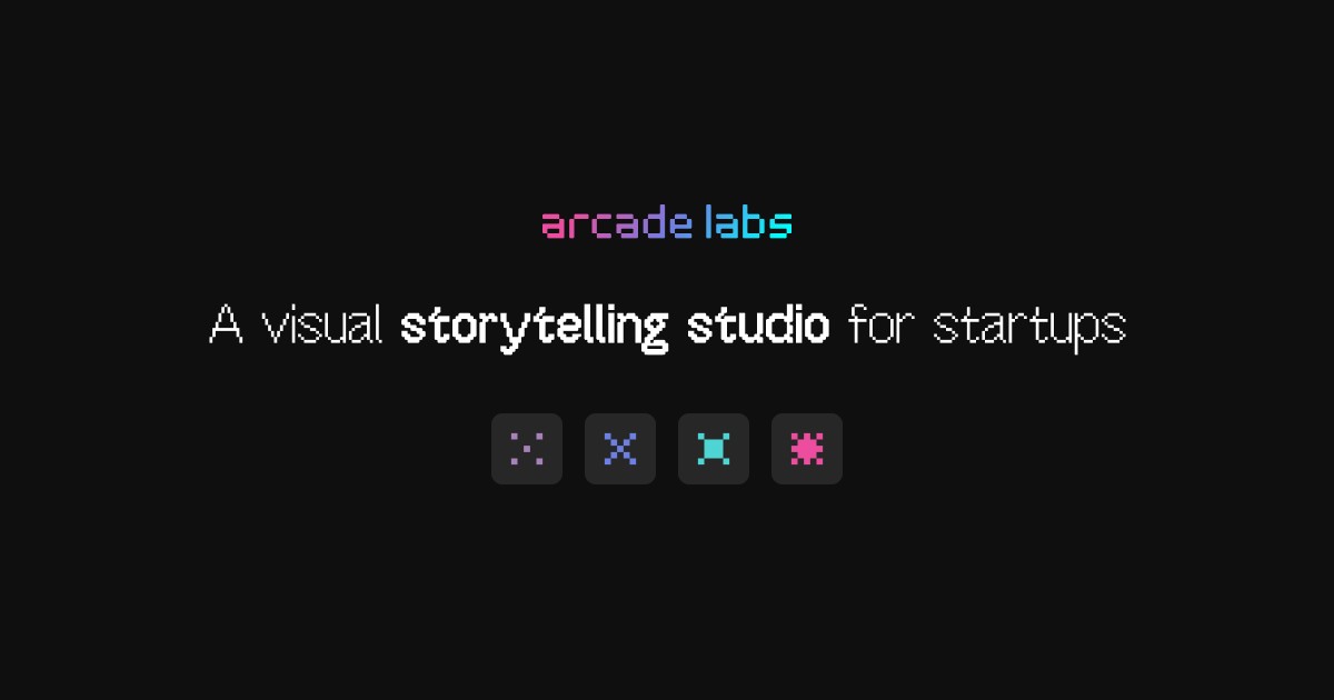 Arcade Labs website homepage built with Framer