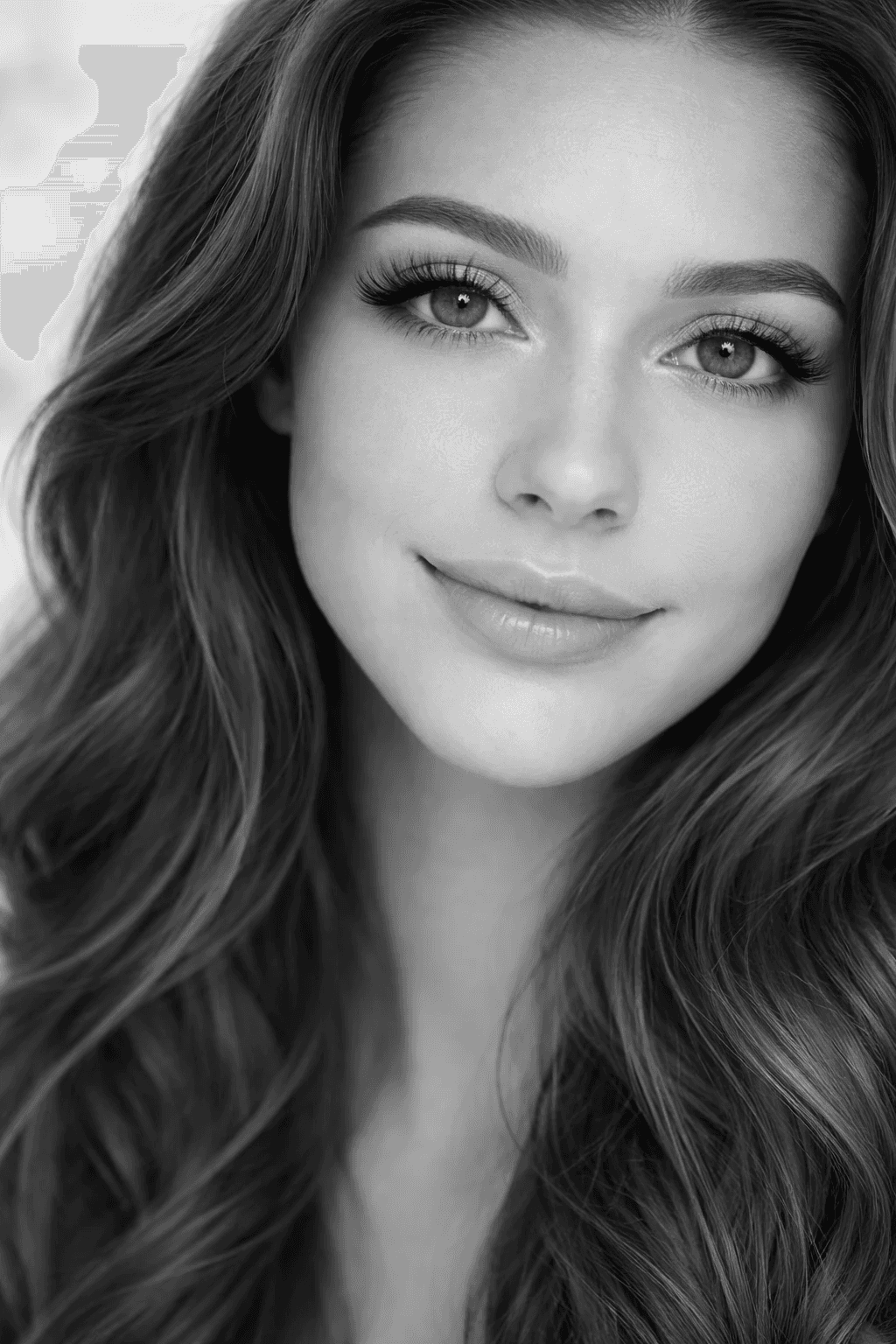 BĒBOHĀ - Close-up of a woman's eye with sparkling lights reflecting in it.