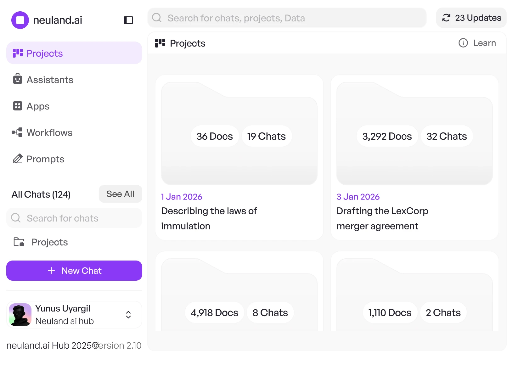 neuland.ai HUB projects
