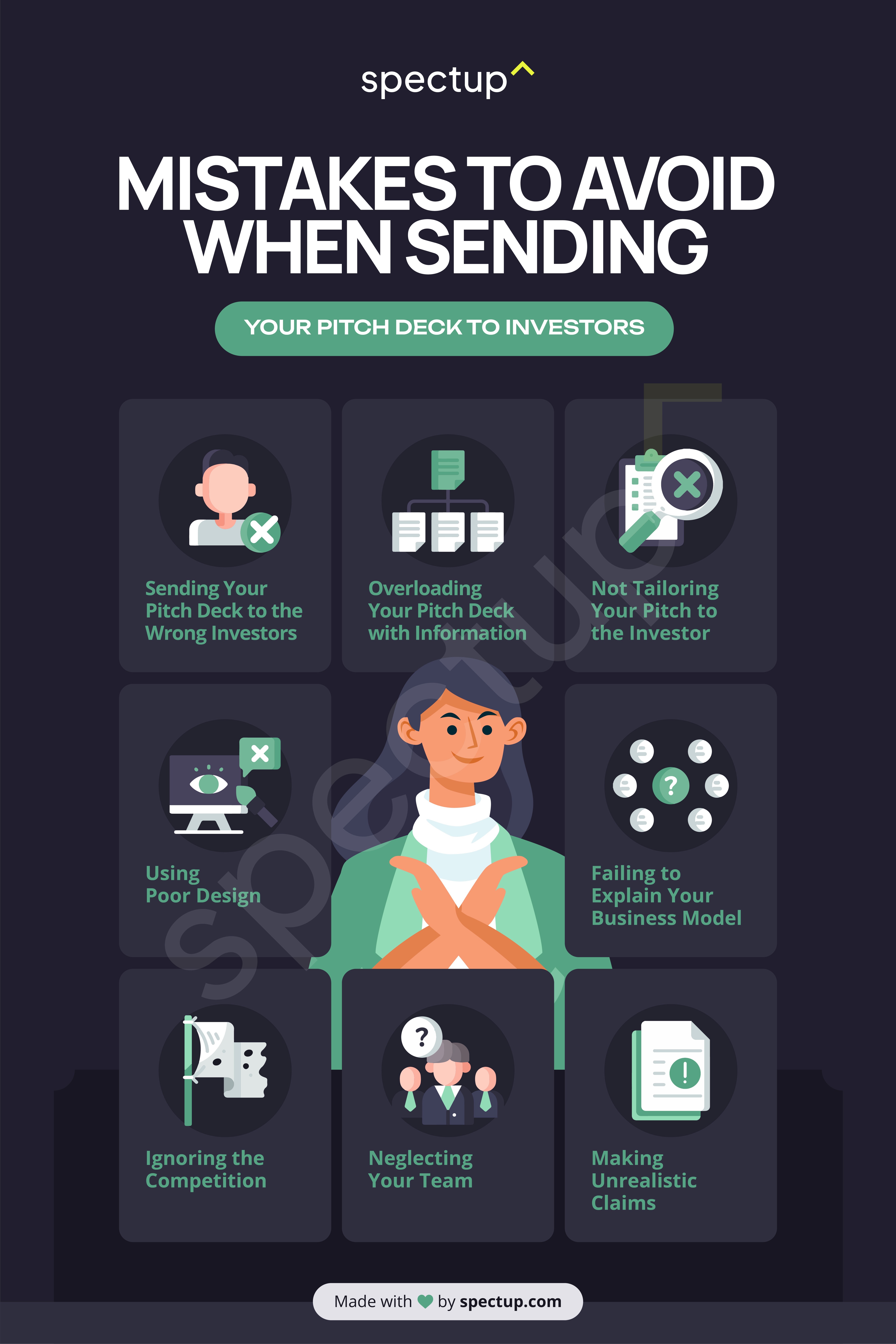 Infographic: Mistakes to Avoid When Sending Your Pitch Deck to Investors