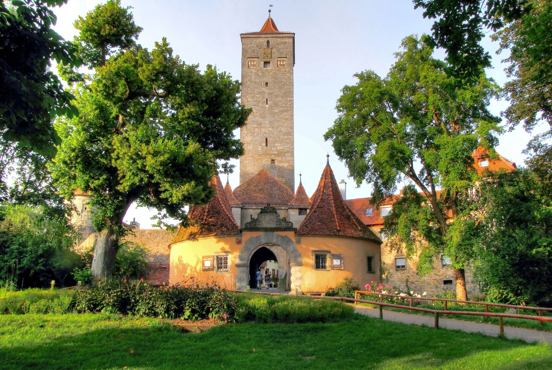 Das Burgtor Rothenburg obd er Tauber