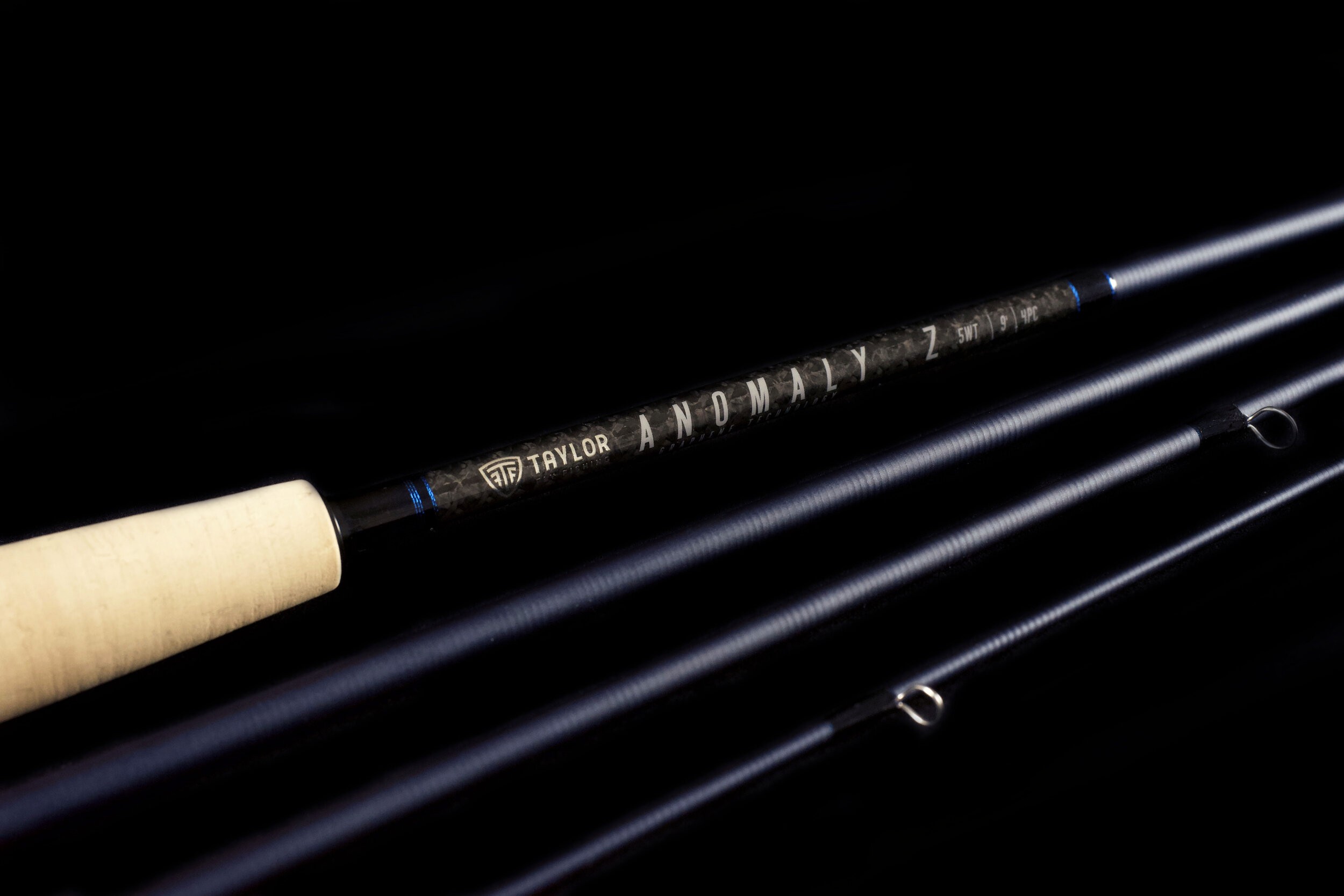 taylor anomaly Z blue fly fishing rod premium cork