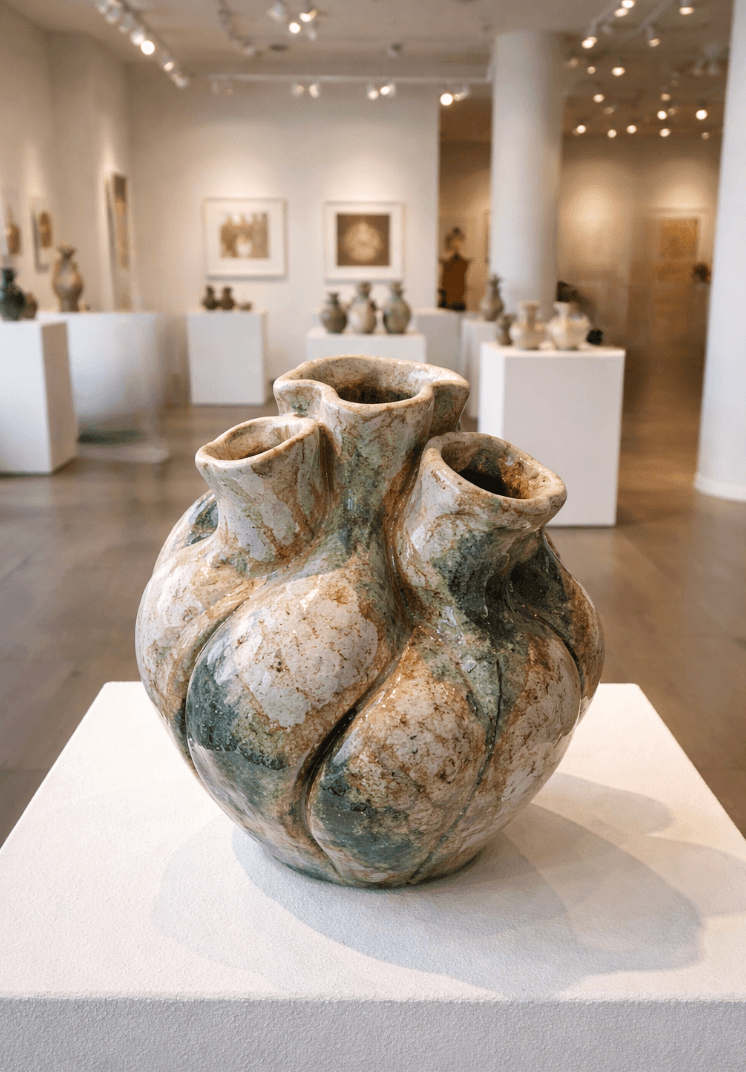 a painting of a man and a woman sitting next to each other