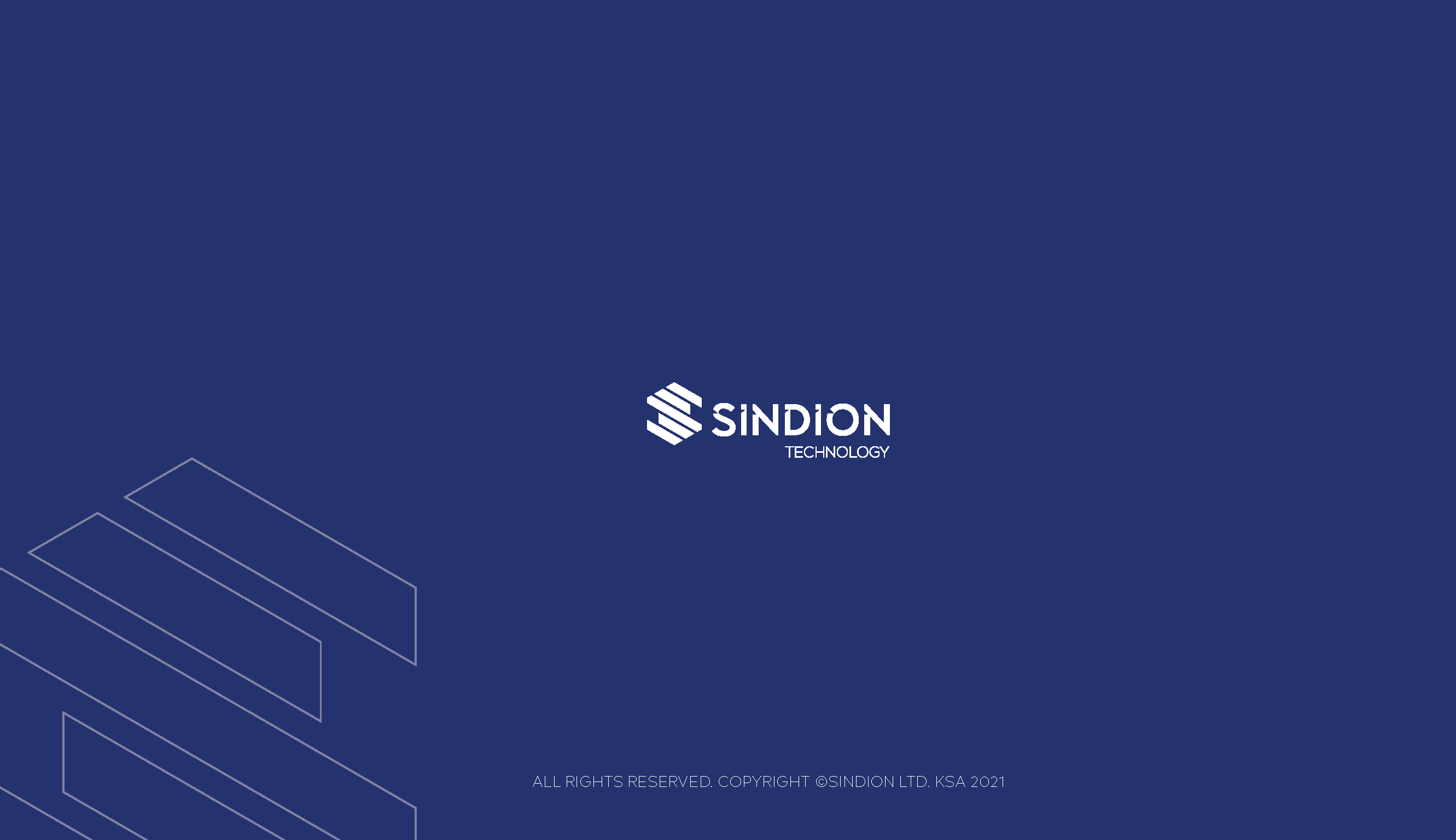 	Branding overview and system visuals created for Sindion Technology
