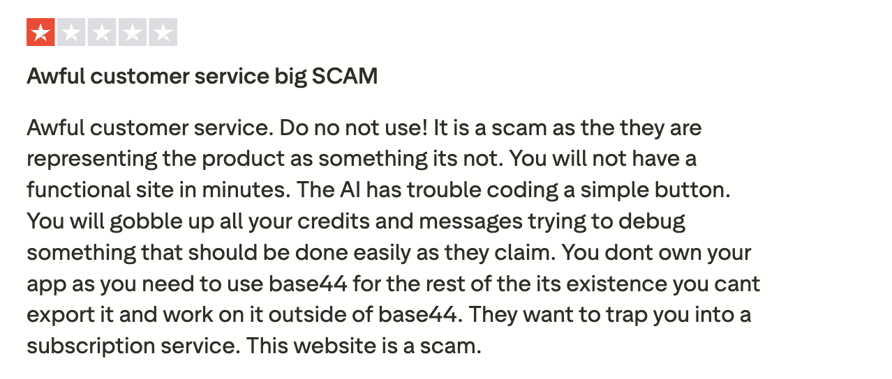Challenges with Base44 Unresponsive Customer Support