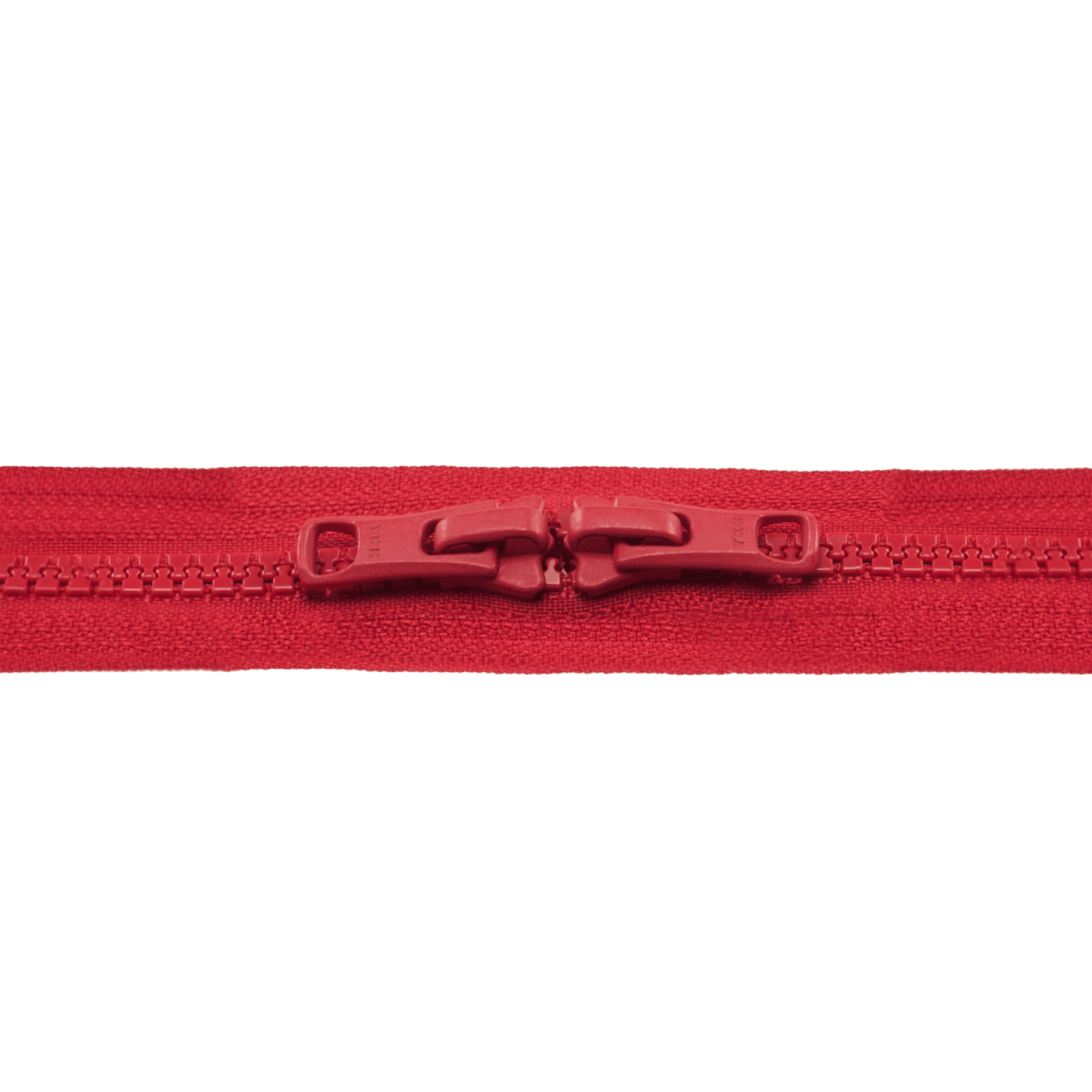 Set of black YKK zipper pulls — heavy-duty hardware used on Oliver James luxury pool float covers for long-term durability.