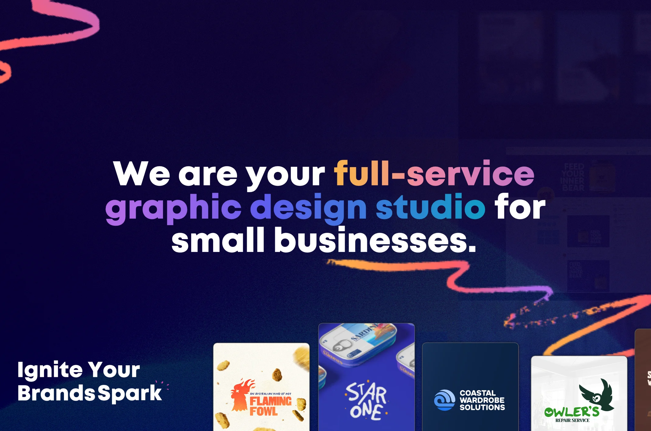 A collection of branding and print design assets, including a "Grizzly Honey" jar with a bear mascot, a "Star One" sardine tin, and several exhibition posters for the Subiaco Museum featuring pearl-handled knives and vintage lace.