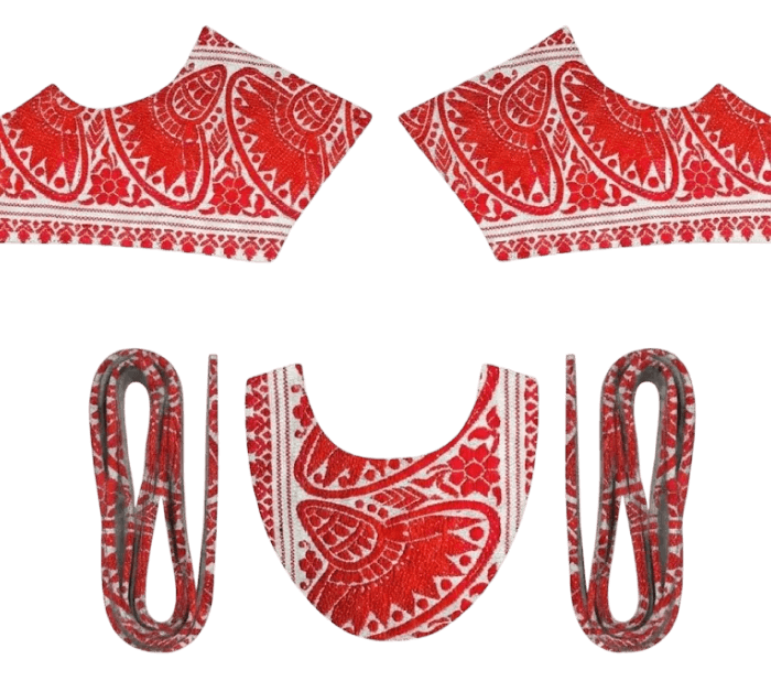 The same red patch set