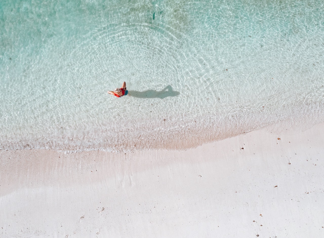 Girl on beach