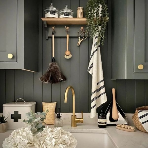 Moody Dark Gray Charcoal Kitchen