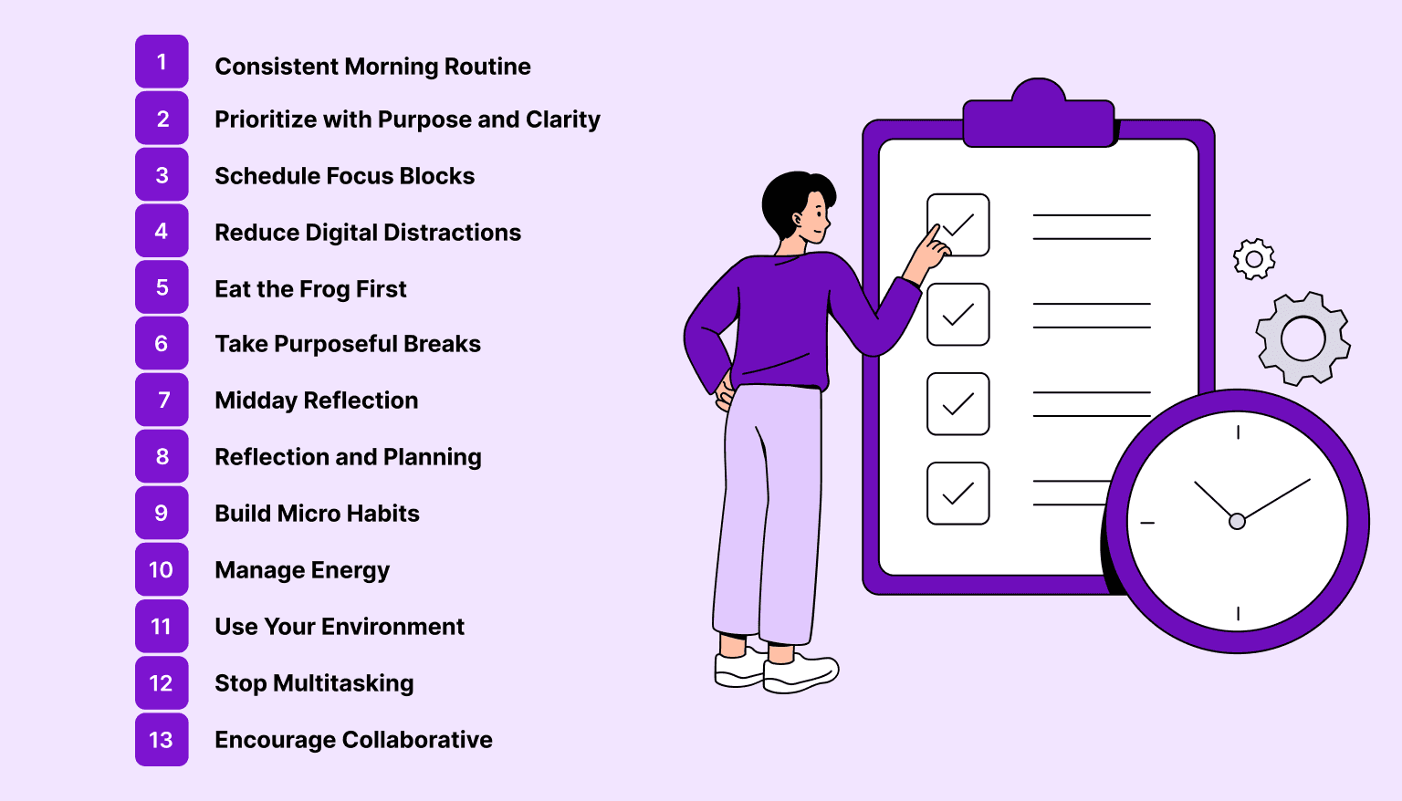 Daily Activities That Improve Productivity and Focus