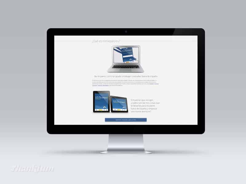 Pantalla de computadora mostrando la página web de Antena3 con dispositivos adicionales visibles.